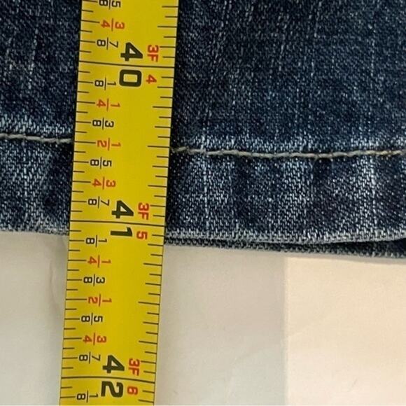 Tommy Hilfiger Embroidered Logo 100% Cotton Straight Leg Y2K Jeans NWOT Size 6 - Picture 11 of 11